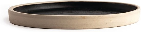  Olympia Canvas Flat Round Plate Delhi Black 180mm (Pack of 6) 