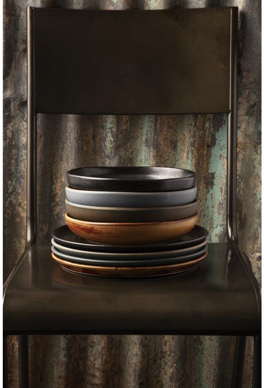 Olympia Canvas Coupe Bowl Delhi Black 230mm (Pack of 6) 