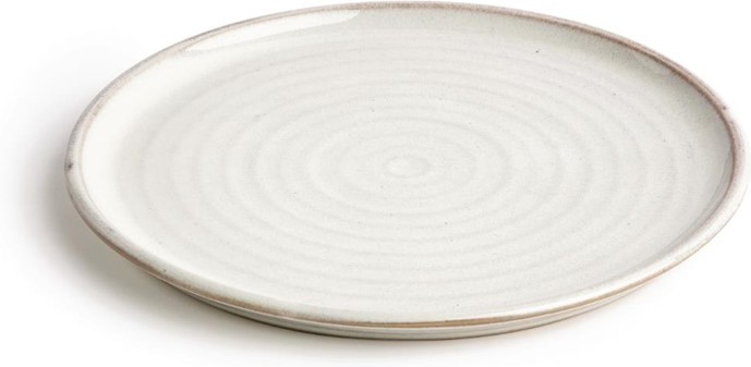  Olympia Canvas Small Rim Round Plate Murano White 265mm (Pack of 6) 