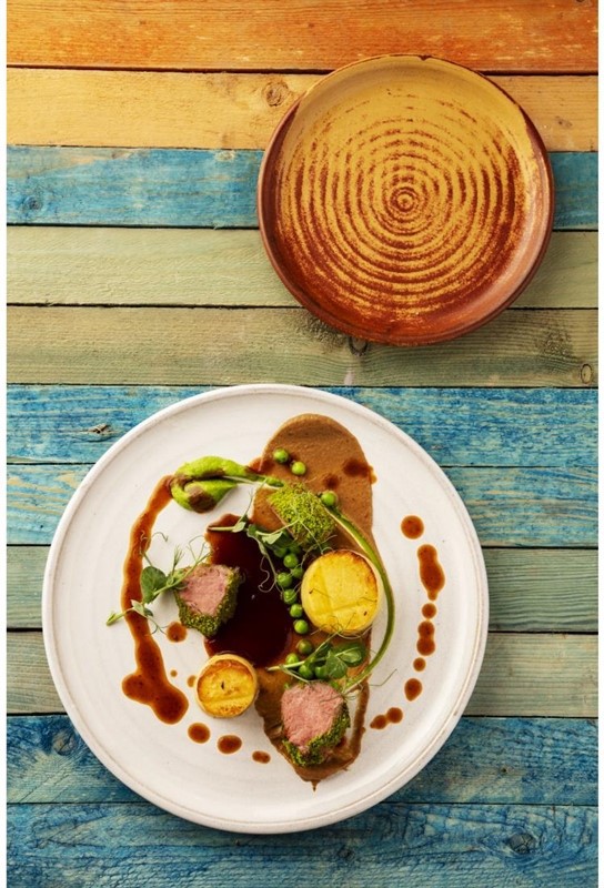  Olympia Canvas Small Rim Round Plate Murano White 265mm (Pack of 6) 