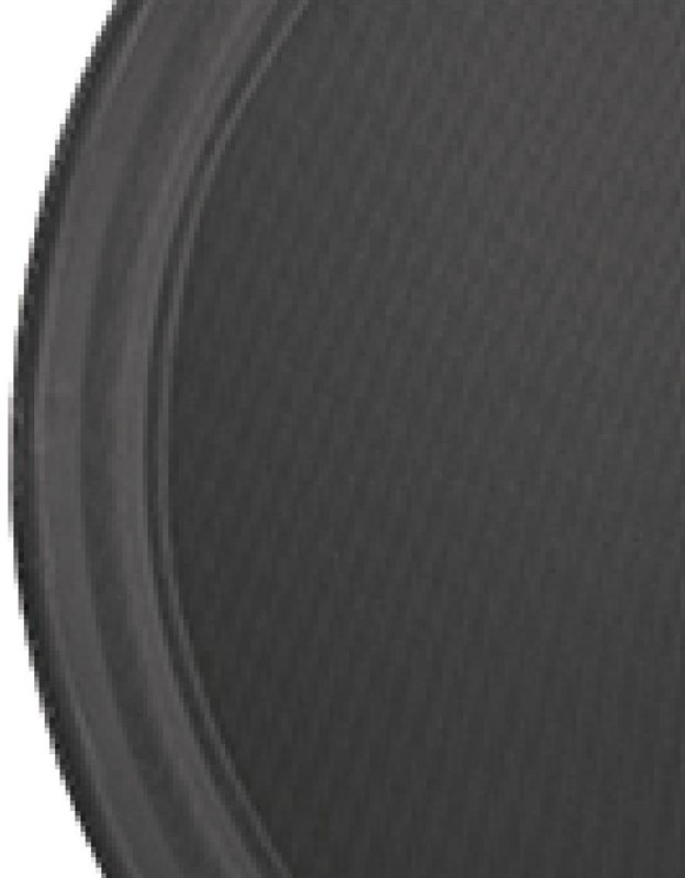  Kristallon Polypropylene Round Non-Slip Tray Black 406mm 