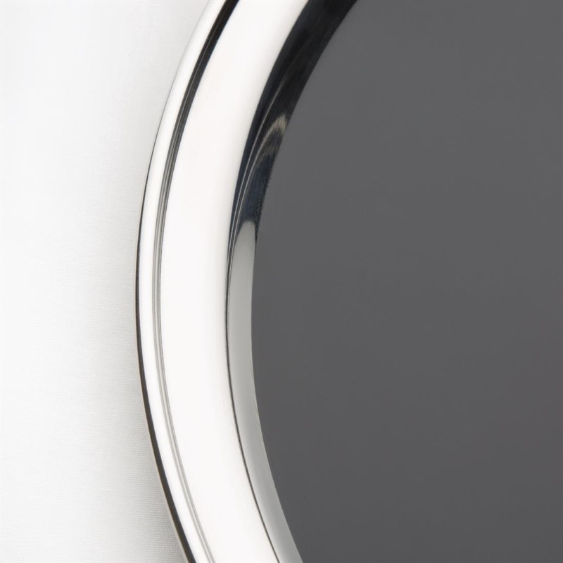  Olympia Stainless Steel Round Non-Slip Bar Tray 355mm 