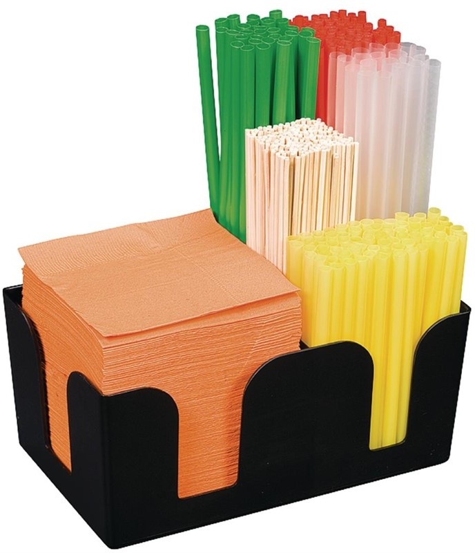  Kristallon Plastic Bar Caddy Black 