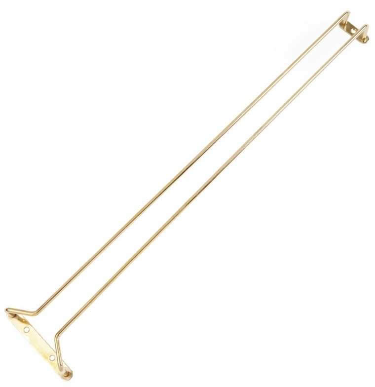  Gastronoble Brass Wine Glass Rack 609mm 