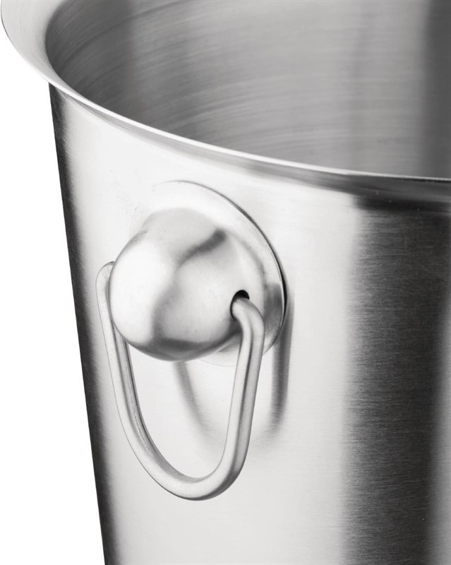  Olympia Brushed Stainless Steel Wine And Champagne Bucket 