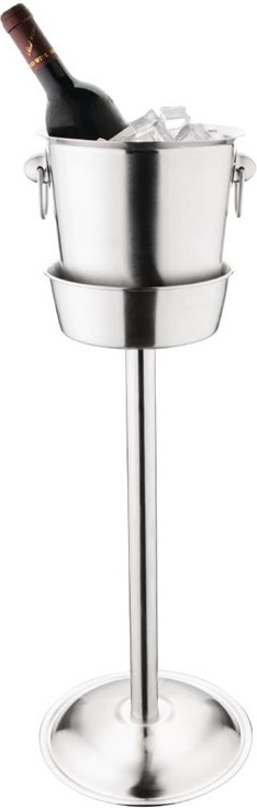  Olympia Brushed Stainless Steel Wine And Champagne Bucket Stand 