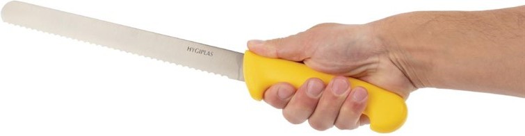  Hygiplas Serrated Slicer Yellow 25.5cm 