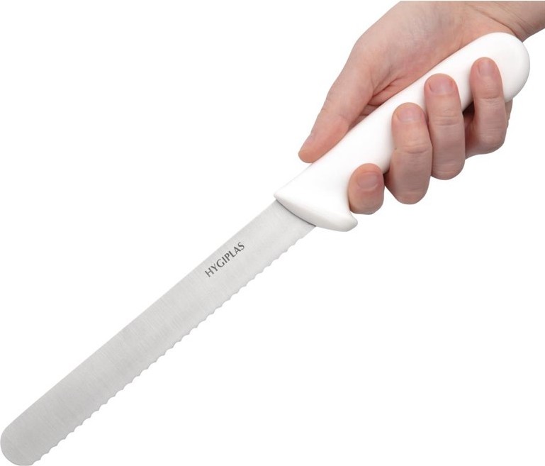 Hygiplas Bread Knife White 20.5cm 