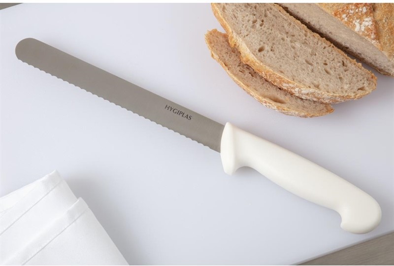  Hygiplas Bread Knife White 20.5cm 