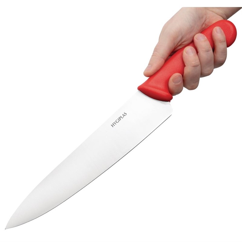  Hygiplas Chefs Knife Red 25.5cm 