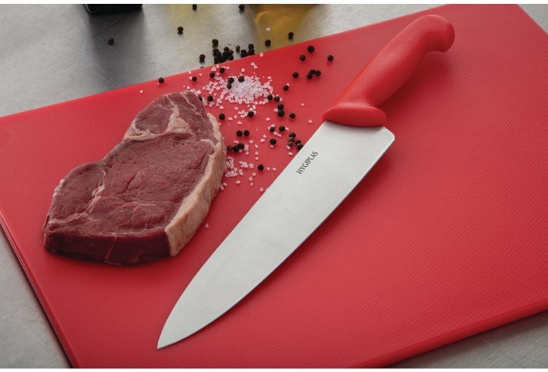  Hygiplas Chefs Knife Red 25.5cm 