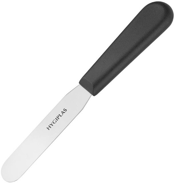 Hygiplas Straight Blade Palette Knife Black 10cm 