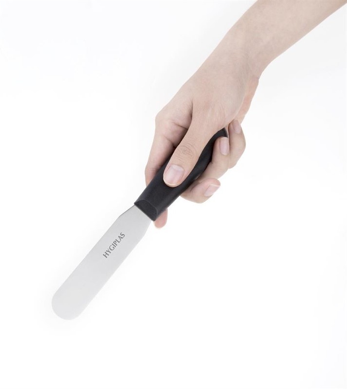  Hygiplas Straight Blade Palette Knife Black 10cm 