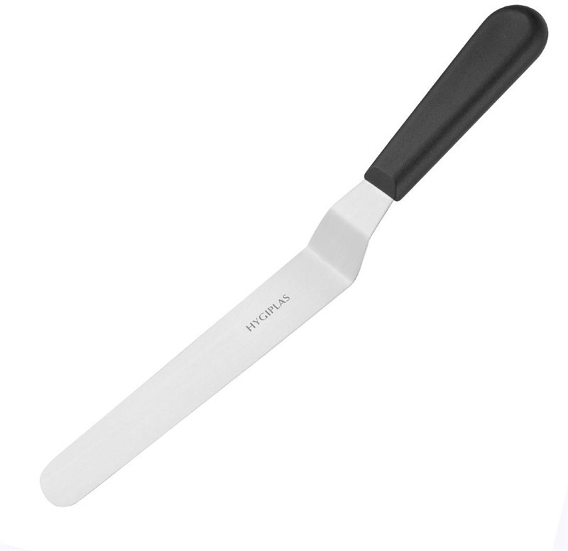  Hygiplas Angled Blade Palette Knife Black 19cm 