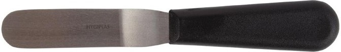  Hygiplas Angled Blade Palette Knife Black 10cm 