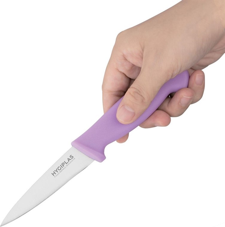  Hygiplas Paring Knife Purple 8.9cm 
