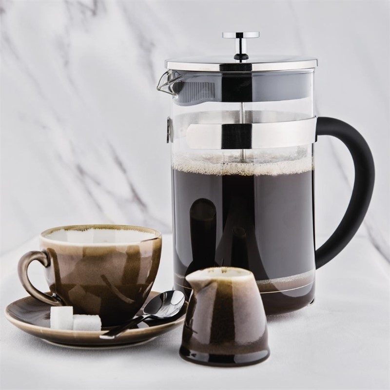  Olympia Contemporary Glass Cafetiere 12 Cup 