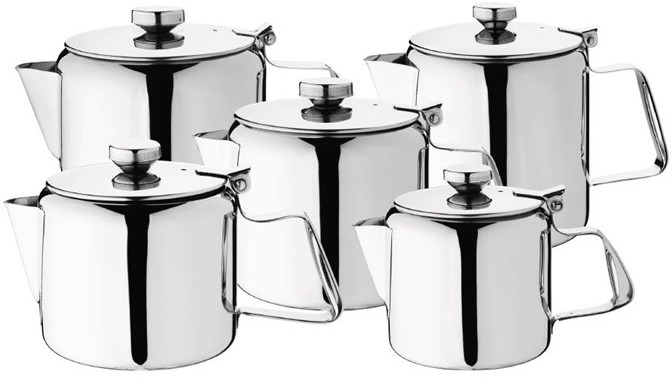  Olympia Concorde Stainless Steel Teapot 910ml 