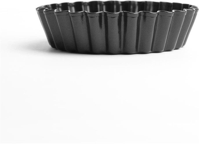  Vogue Non-Stick Mini Quiche Tin With Removable Base 80mm (Pack of 3) 