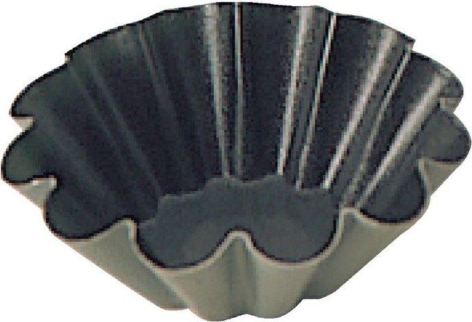  Matfer Bourgeat Non-Stick Mini Brioche Tin 75mm (Pack of 12) 
