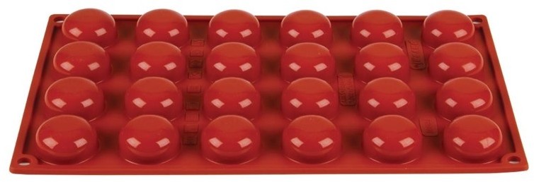  Pavoni Formaflex Silicone Pomponette Mould 24 Cup 