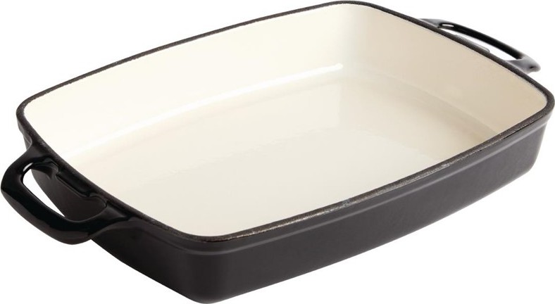  Vogue Cook Like A Pro 3-Piece Cast Iron Casserole Dish Set 