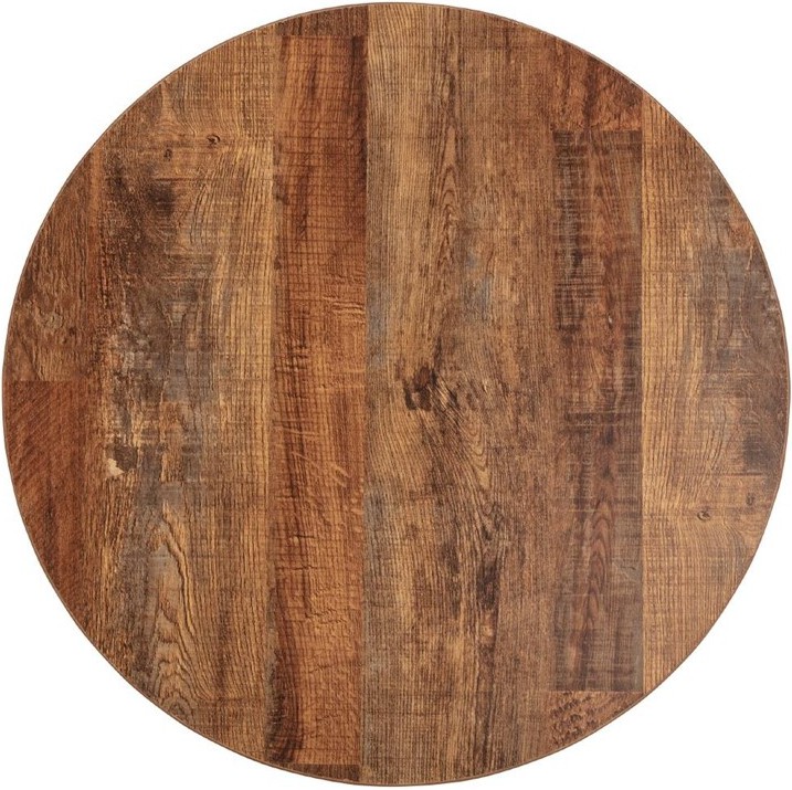  Bolero Pre-drilled Round Table Top Urban Dark 