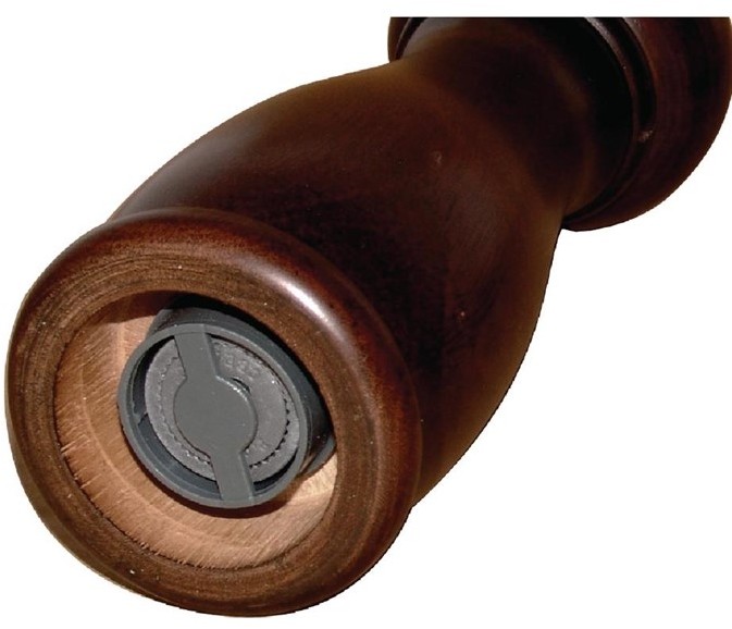  Olympia Dark Wood Salt and Pepper Mill 6in 