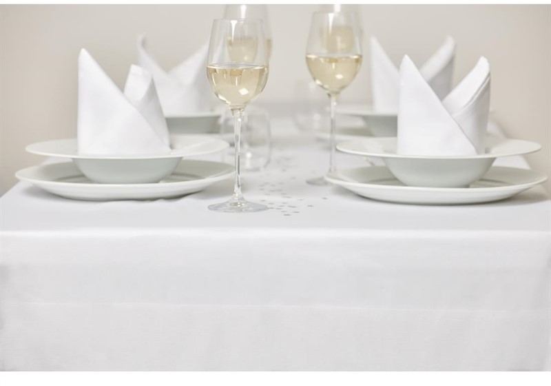  Mitre Luxury Satin Band Tablecloth 1140 x 1140mm 