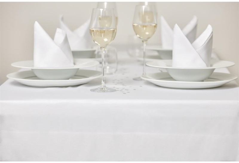  Mitre Luxury Satin Band Tablecloth 1370 x 1370mm 