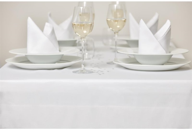  Mitre Luxury Satin Band Tablecloth 2290 x 2290mm 