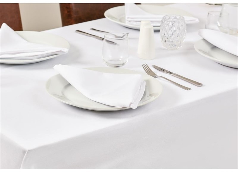  Mitre Essentials Occasions Tablecloth White 1350 x 1350mm 