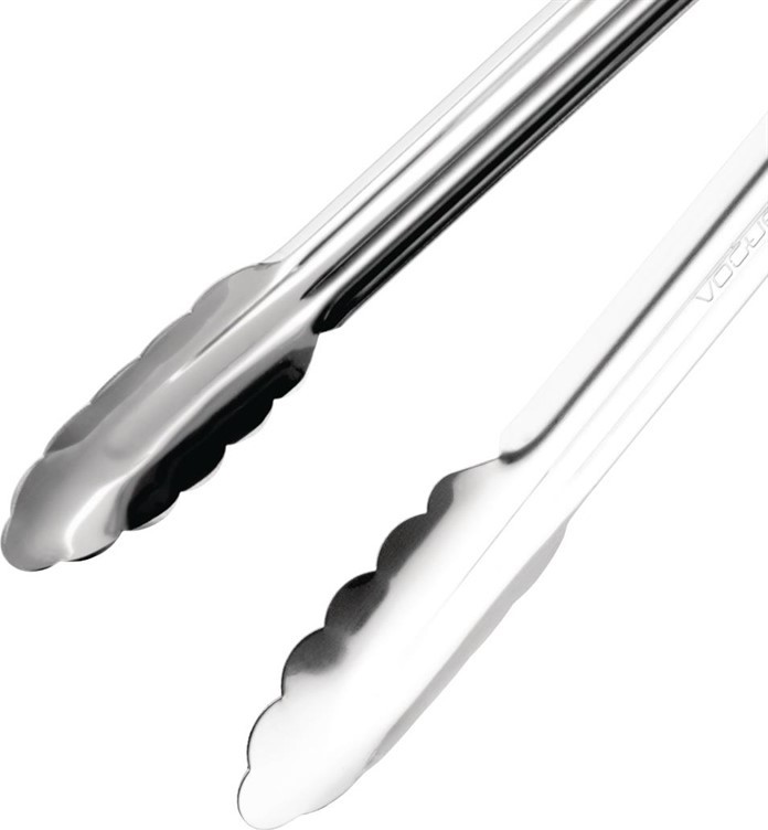  Vogue Colour Coded Blue Serving Tongs 11" 