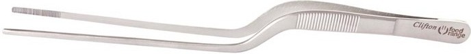  Gastronoble Stainless Steel Round Tip Sushi Tweezers 200mm 