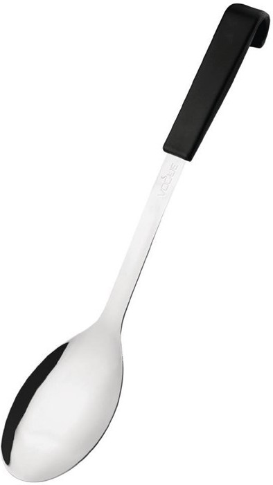  Vogue Black Handled Serving Spoon 340mm 