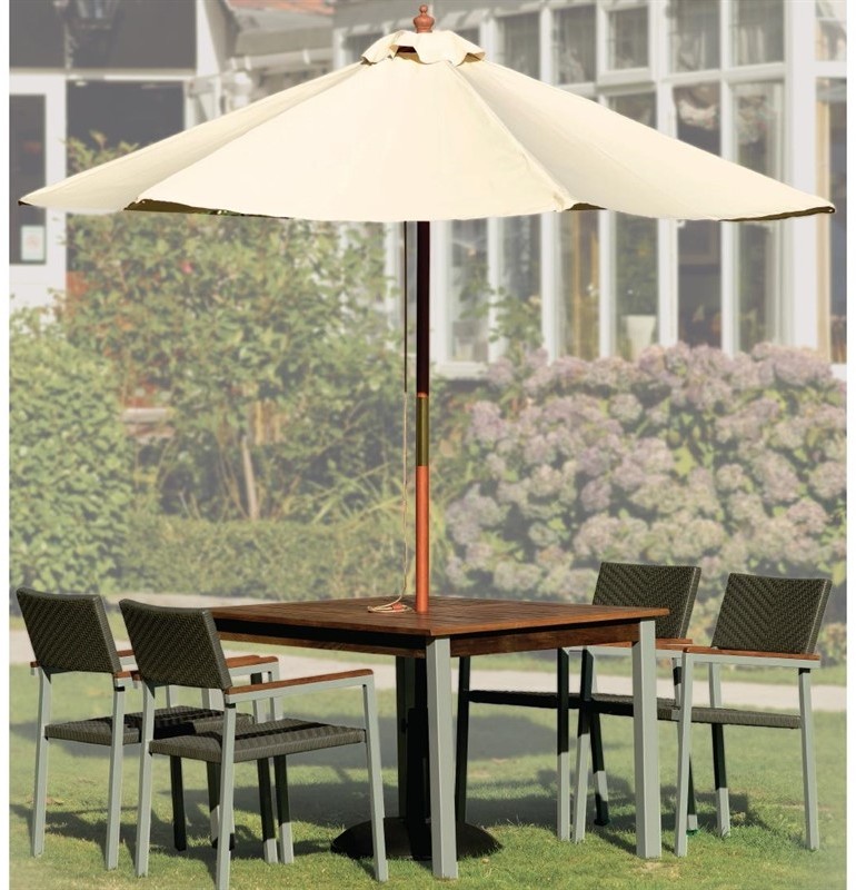  Bolero Round Parasol 3m Diameter Cream 