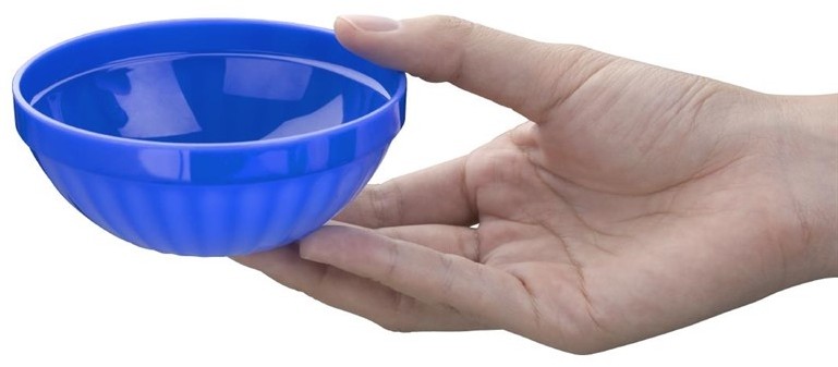  Kristallon Polycarbonate Bowls Blue 102mm 
