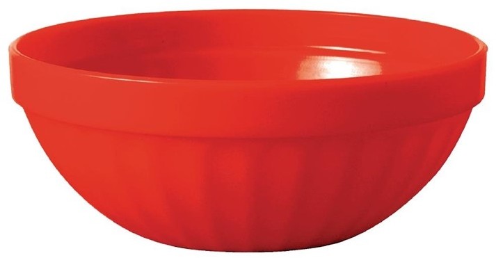  Kristallon Polycarbonate Bowls Red 102mm 
