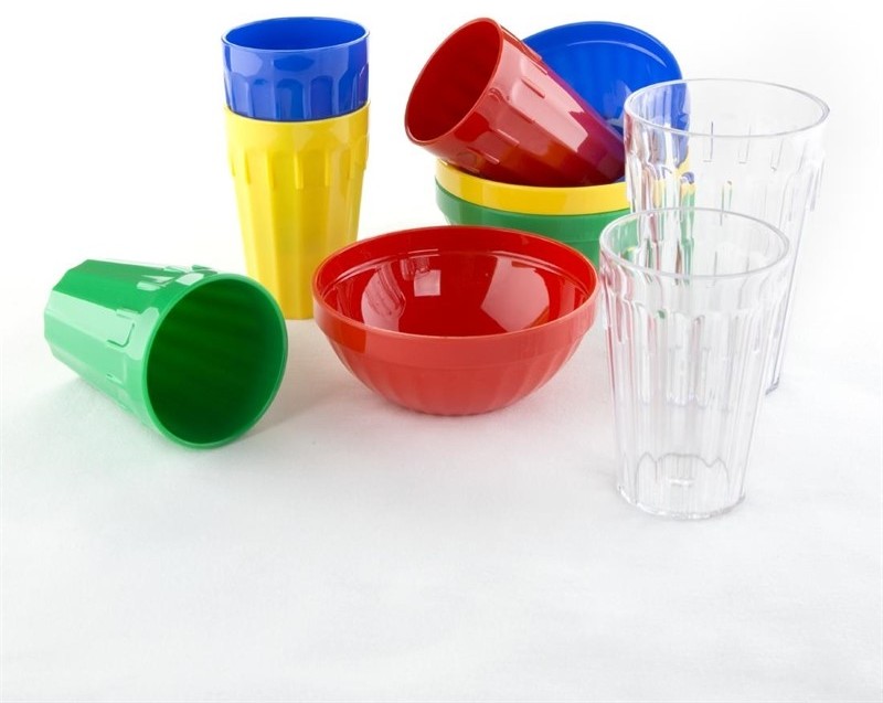  Kristallon Polycarbonate Bowls Red 102mm 