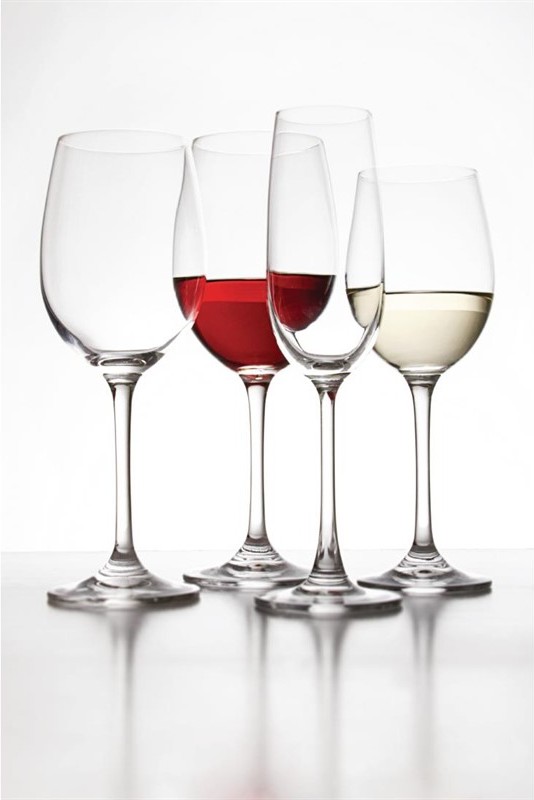  Olympia Modale Crystal Wine Glasses 395ml (Pack of 6) 