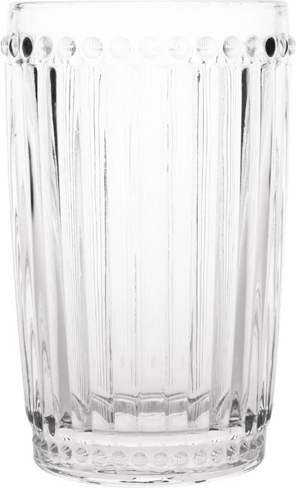  Olympia Baroque Glass Tumblers 395ml (Pack of 6) 
