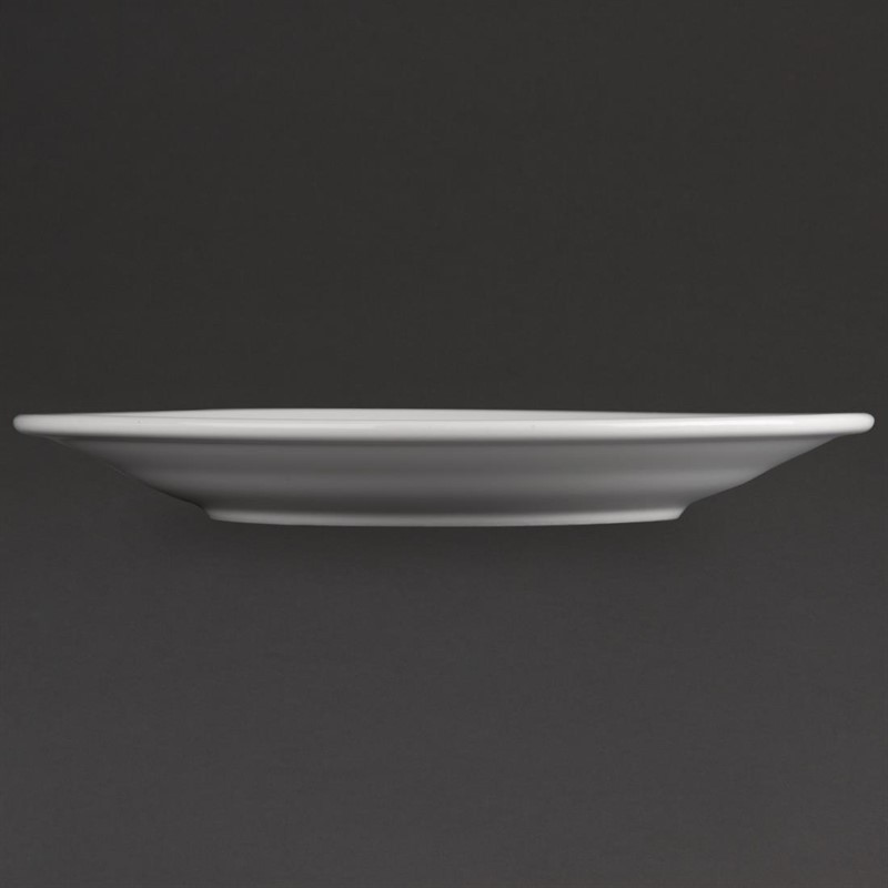 Athena Hotelware Wide Rimmed Plates 202mm (Pack of 12) 