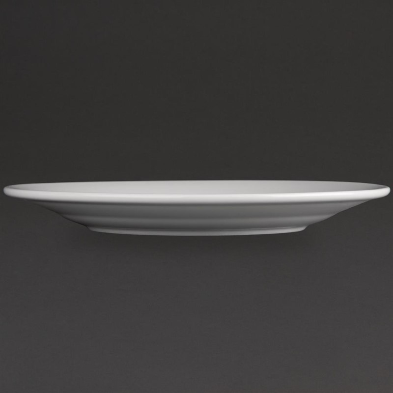  Athena Hotelware Wide Rimmed Plates 228mm (Pack of 12) 