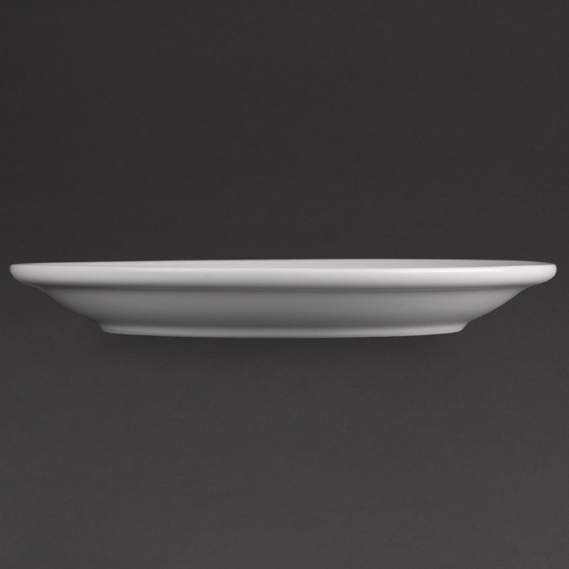  Athena Hotelware Narrow Rimmed Plates 165mm (Pack of 12) 