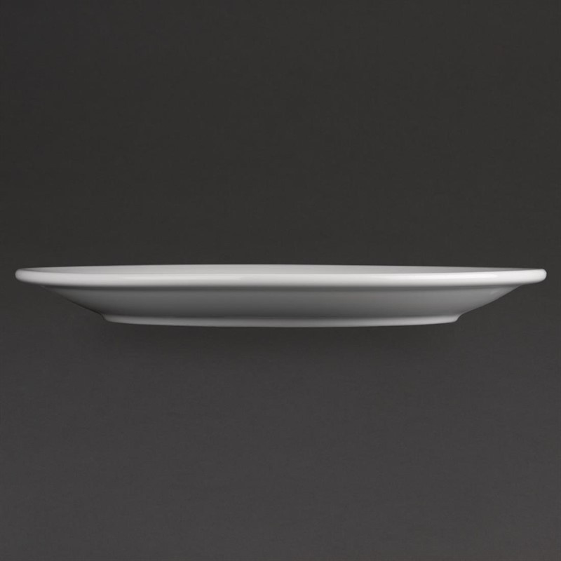  Athena Hotelware Narrow Rimmed Plates 226mm (Pack of 12) 
