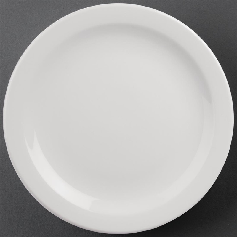  Athena Hotelware Narrow Rimmed Plates 284mm (Pack of 6) 