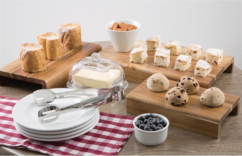  Olympia FSC Acacia Wood Riser Set (Pack of 3) 