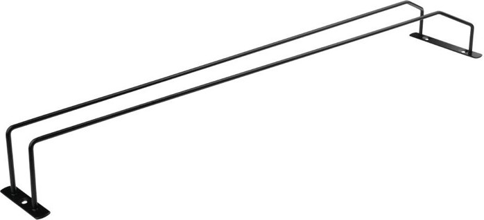  Olympia Wine Glass Rack Black 610mm 