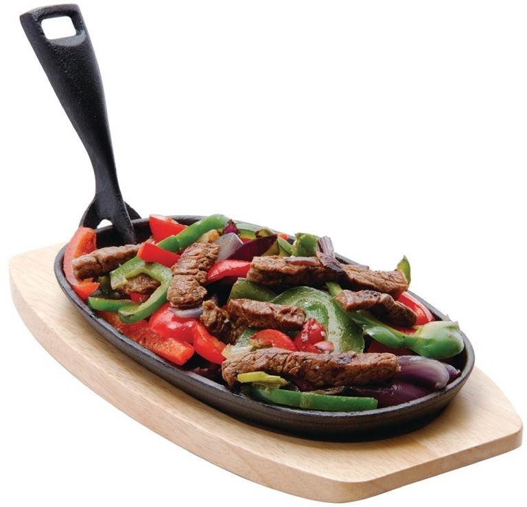  Olympia Cast Iron Sizzler Pan 