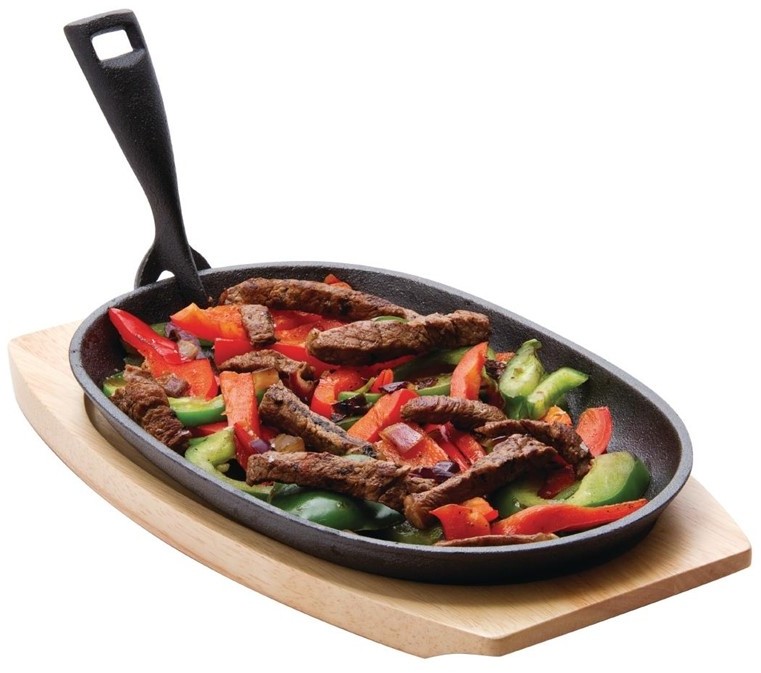  Olympia Cast Iron Sizzle Platter 